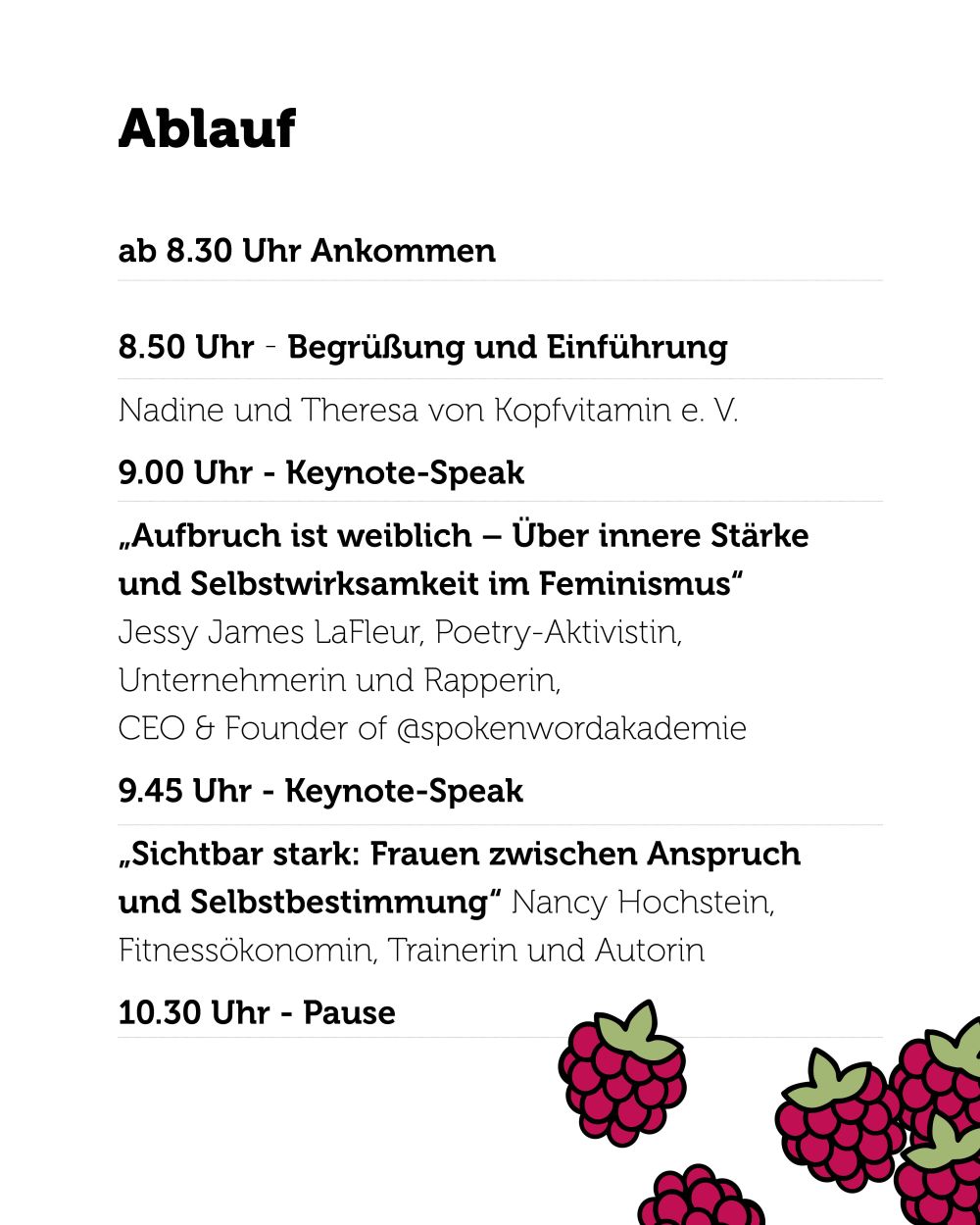 Erfahrungstag zur Frauengesundheit am 11.04.2026 in Schneeberg
