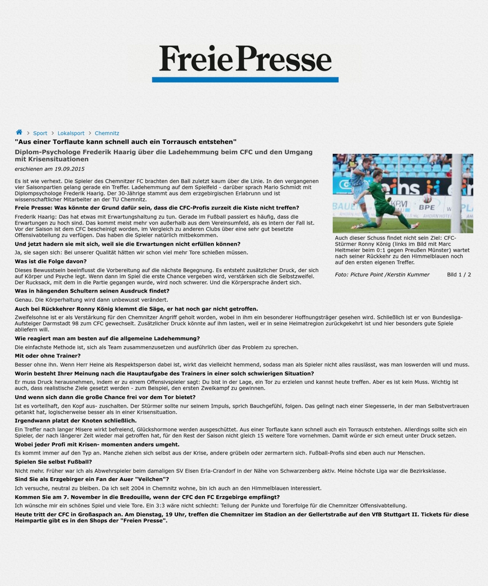Freie Presse Chemnitz [1]