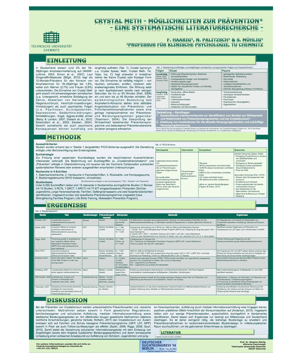 Crystal Meth – Möglichkeiten zur Prävention und Intervention